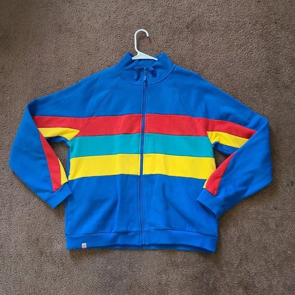 Lego Men's Jackets & Coats Lego Color Block Stripe Zip-Up Track Jacket